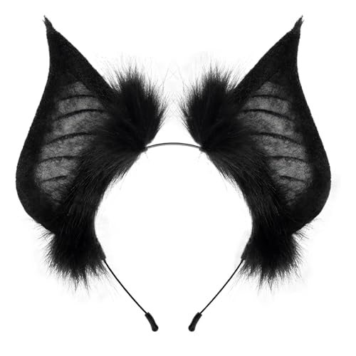 Halloween- -Stirnbänder, -Haarband, schwarze Fledermausflügel, Kopfbedeckung für Cosplay, Halloween-Dekoration, Party-Kostüme für Halloween Halloween- -Stirnbänder, -Haarband, schwarze Fledermausflügel, Kopfbedeckung für Cosplay, Halloween-Dekoration, Party-Kostüme für Halloween von Jingmiger