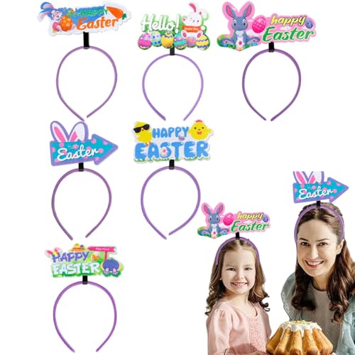 Jingmiger Osterhasen-Stirnband, Stirnbänder für Damenhaar Ostern - Dress Up Geburtstagsparty-Zubehör 6X,Kostümdekoration für Frauen, Stirnbänder für Partygeschenke, Haarschmuck Jingmiger Osterhasen-Stirnband, Stirnbänder für Damenhaar Ostern - Dress Up Geburtstagsparty-Zubehör 6X,Kostümdekoration für Frauen, Stirnbänder für Partygeschenke, Haarschmuck von Jingmiger