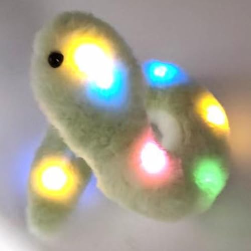 Jingmiger Plüschfigur, leuchtende Schlange, weiche und niedliche Schlange, niedliches Kuscheltier, Schlange für Kinder, Baby, Mädchen und , Streiche von Jingmiger
