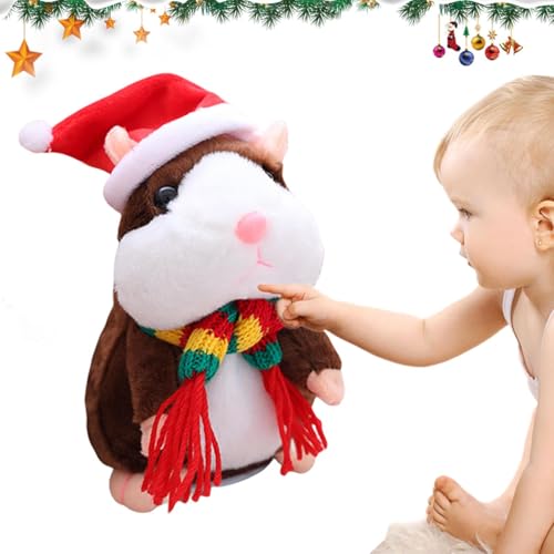 Jingmiger Sprechender Hamsterspielzeug - Haustier sprechende | Automatische Schüttelfrost -Kopf -Plüsch -Puppe mit und Schal Elektronisch Haustier für Familienspiel Nacht Kinder Mädchen Geburt Jingmiger Sprechender Hamsterspielzeug - Haustier sprechende | Automatische Schüttelfrost -Kopf -Plüsch -Puppe mit und Schal Elektronisch Haustier für Familienspiel Nacht Kinder Mädchen Geburt von Jingmiger