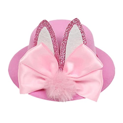 Osterhase Haarspange mit Osterhasen,Ohrclips für den Hasenohren - Dekorative Hutklammern mit Hasenohren | Bequeme Osterdeko für Mädchen zur Osterparty von Jingmiger