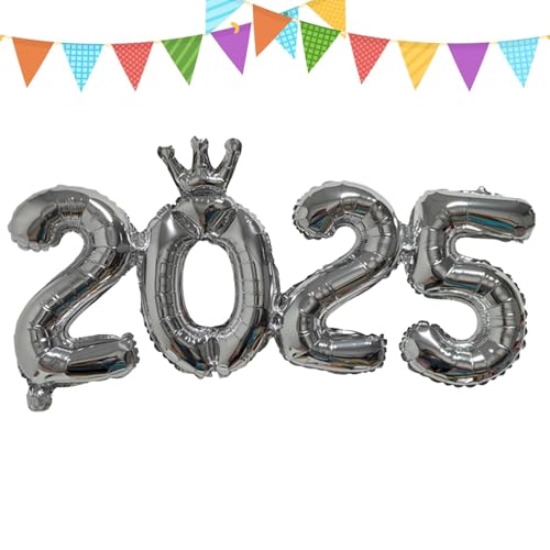 Partyballons 2025, Zahlenballons 2025, Folienballons für Feiertagsdekoration, 2025 Zahlenballons für Hochzeit, Urlaubspartys, Treffen von Freunden, Feier von Jingmiger