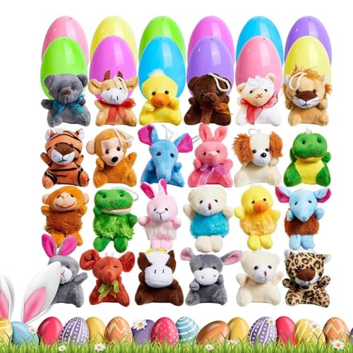 Spielzeug Ostereier Füllung, vorgekleidete Ostereier mit Spielzeug - Vorplatzierte Eggs aus Plüschtieren | Osterdekorationen, Spielkorbfüllungen für Hunde, oberflächlich Spielzeug Ostereier Füllung, vorgekleidete Ostereier mit Spielzeug - Vorplatzierte Eggs aus Plüschtieren | Osterdekorationen, Spielkorbfüllungen für Hunde, oberflächlich von Jingmiger
