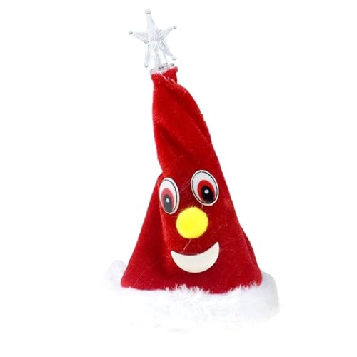 Tanzende Weihnachtsmützen-Dekoration, Singende Und Tanzende Elektrische Weihnachtsmütze, Lustige Weihnachtsmützen, Weihnachtskopfbedeckung für die Weihnachts Neujahrsfestdekoration Tanzende Weihnachtsmützen-Dekoration, Singende Und Tanzende Elektrische Weihnachtsmütze, Lustige Weihnachtsmützen, Weihnachtskopfbedeckung für die Weihnachts Neujahrsfestdekoration von Jingmiger