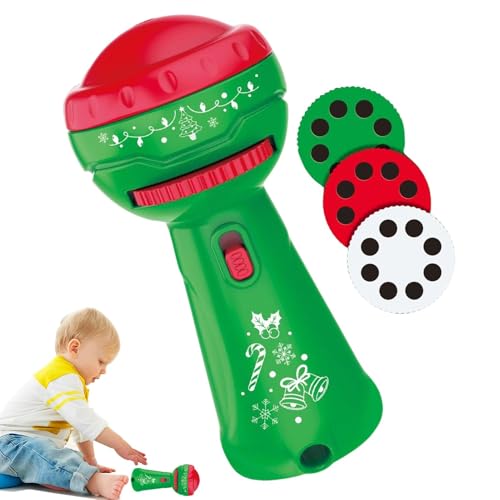 Taschenlampenprojektor für Weihnachten, Projektionsprojektor, Früherziehungsprojektor, Weihnachts-Fackel-Projektor mit 24 Mustern, Taschenlampen-Projektor-Spielzeug Taschenlampenprojektor für Weihnachten, Projektionsprojektor, Früherziehungsprojektor, Weihnachts-Fackel-Projektor mit 24 Mustern, Taschenlampen-Projektor-Spielzeug von Jingmiger