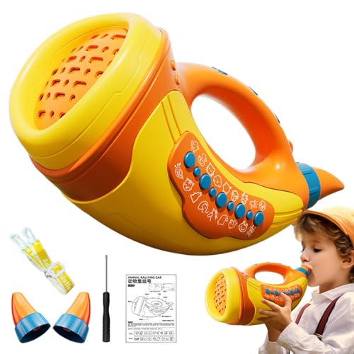 Tier-Rufspielzeug, Tieranruf, interaktives Musikhorn für frühes Lernen für Kinder, Entdeckungsspiel im Freien, Jagdspielzeug, Trompeteninstrument für Aelio von Jingmiger