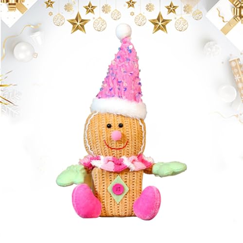 Weihnachts-Plüschtier in Gewürzform, Plüschtier aus Gewürz, langlebige Plüschtiere, leuchtende Farben, Weihnachtszwerge für Esstisch, Schreibtisch, Sofa von Jingmiger