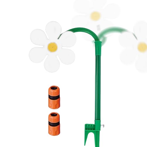 Jingyash Gartensprenger,Lustiger Tanzender Gartenregner Wasserspielzeug - 360 Grad Rotierendes Bewässerungssystem, Sommer Spielzeug Für Draußen Kinder Haustiere von Jingyash