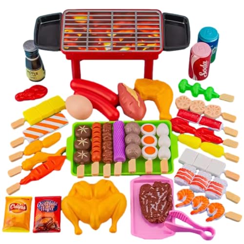 Kinder Grill Spielzeug, Garten Küchen Grill BBQ Spielset und Zubehör, Essen Küche Spielzeug Set, Grillküche Kinder Set, Gartenküchen Kochspielzeugset Geschenke für Junge Mädchen 3+ Kinder Grill Spielzeug, Garten Küchen Grill BBQ Spielset und Zubehör, Essen Küche Spielzeug Set, Grillküche Kinder Set, Gartenküchen Kochspielzeugset Geschenke für Junge Mädchen 3+ von Jingyash