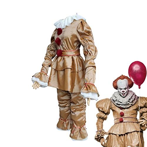 Jinmen Halloween Costumes, Halloween Kostüme Erwachsene, Halloween Cosplay Scary Clown Kostüme, Kostü Kleidung für Halloween Karnevals Party Horror Cosplay von Jinmen