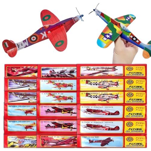 Jiounie Gleitflugzeuge Set, 24 Stück Styropor Flugzeuge Für Kinder, Styroporflieger Set, Styroporflieger Kinder, Styroporflieger Styropo, Für Kindergeburtstag Gastgeschenke, Mitgebsel Überraschung von Jiounie