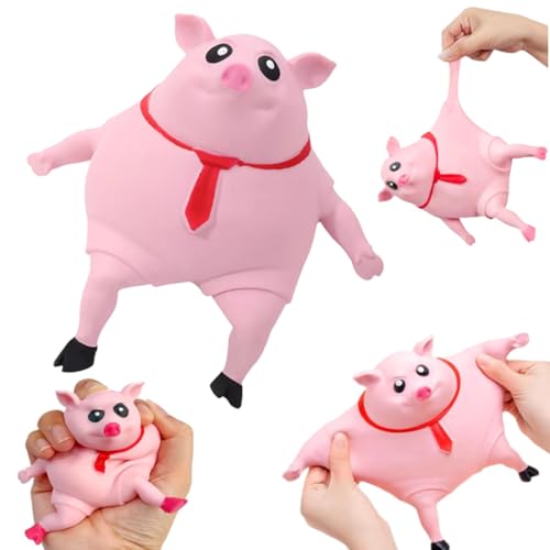Antistress Spielzeug Schwein, Anti Stress Schwein Squeeze Spielzeug, Schweine Quetschspielzeug, Anti Stress Schwein Geschenke, Spaßige Party-Druckspielzeuge von Jiounie