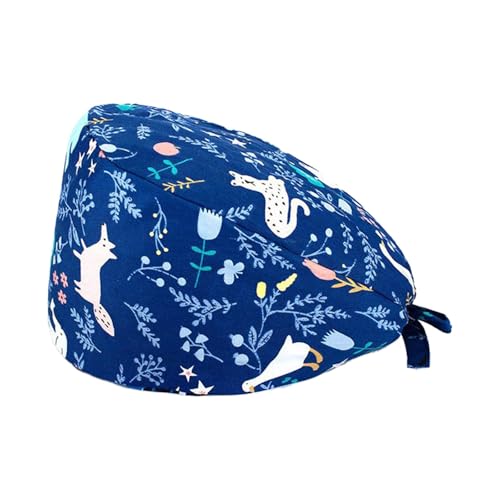Chirurgische Kappe, Arztmütze, Monatskappe, Turban-Beweis, Party-Kostüm-Zubehör (Himmelblau, Einheitsgröße) von Jipersuo