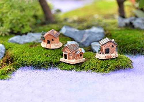 Gartenstein für Zuhause, Kunstharz-Dekorationen, DIY-Mini- und Puppenhaus-Schreibtisch-Spielzeug (zufällig, Einheitsgröße) von Jipersuo