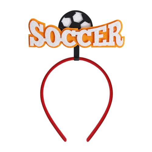 Jipersuo Europa 2024 Fußball-Haarbänder, Fußball-Motto-Party-Dekoration, jubelnde Requisiten, Europa-Fan-Zubehör, Party-Kostüm-Zubehör (Gelb, Einheitsgröße) von Jipersuo