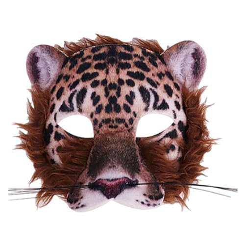 Jipersuo Oster-Party-Masken, Tiger, Cartoon-Tiermasken, Braun, 17 cm Jipersuo Oster-Party-Masken, Tiger, Cartoon-Tiermasken, Braun, 17 cm von Jipersuo