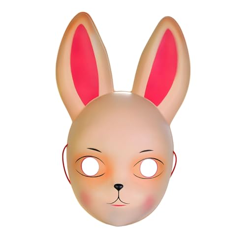 Jipersuo Osterhasen-Ohr-Maskerade, niedliche Requisite, Karneval, Foto-Requisite, lustige Masken (weiß, 30 cm) von Jipersuo