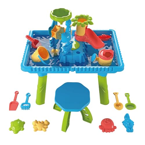 Wasserspieltisch, Set Wasserfall inkl. Sandspielzeug, wie Schaufel, Eimer, Sand, Wassertisch, Kinderspielzeug für draußen, Kinder ab 3 Jahren für Garten/Balkon/Strände Wasserspieltisch, Set Wasserfall inkl. Sandspielzeug, wie Schaufel, Eimer, Sand, Wassertisch, Kinderspielzeug für draußen, Kinder ab 3 Jahren für Garten/Balkon/Strände von Jipersuo