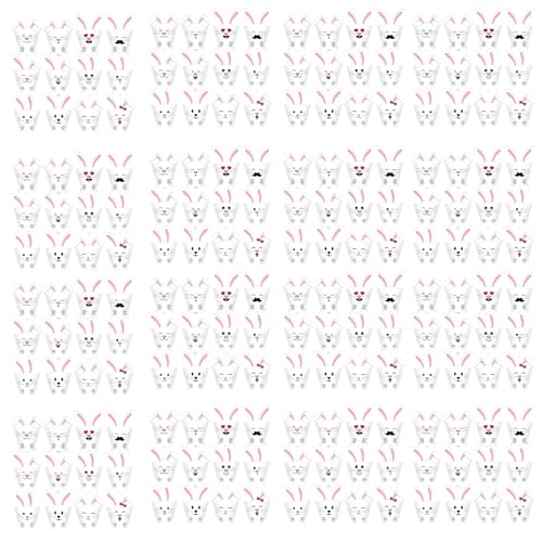 120 Stück Hasen Cupcake Dekorationen Stilvolle Ostern Kaninchen Cupcake Wrapper für Frühling und Geburtstag Dekorationen 120 Stück Hasen Cupcake Dekorationen Stilvolle Ostern Kaninchen Cupcake Wrapper für Frühling und Geburtstag Dekorationen von Jiqoe