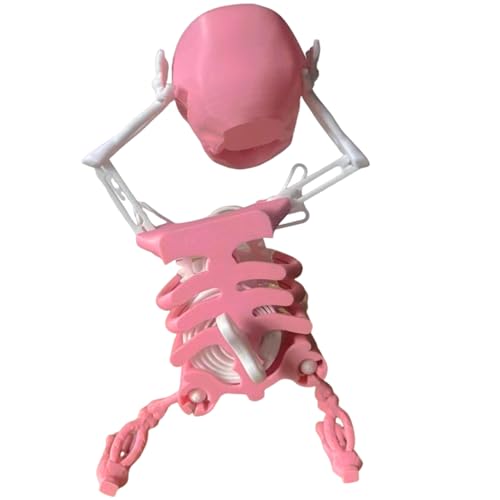 Jiqoe 3D Schwingendes Skelett Windup Spielzeug Für Schreibtischdekor Und Stress Entfernen Lustige Tanzbewegungen Spielzeug von Jiqoe