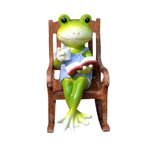 Jiqoe Miniatur-Tierfiguren mit kleinem Harz, Sofa, Schreibtisch, Regal, Dekoration, Tierliebhaber, feine Handwerkskunst von Jiqoe