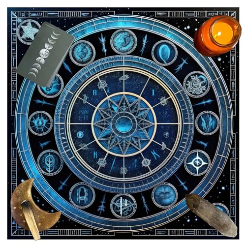 Jiqoe Quadratisches Flanell Tarot Altar Tuch Brettspiel Pad Astrologische Orakel Pad Tischdecke Kartenmatte Wahrsagerei Tischdecke Tarot Kartenmatte Jiqoe Quadratisches Flanell Tarot Altar Tuch Brettspiel Pad Astrologische Orakel Pad Tischdecke Kartenmatte Wahrsagerei Tischdecke Tarot Kartenmatte von Jiqoe