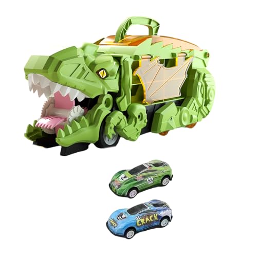 Jiqoe Swallow Dinosaurier Transportwagen Push Car Toy Mit Kleinem Leichtmetallauto Spielzeug Lustiger Anti Crash Träger LKW Spielzeug Kleinkindgeschenk von Jiqoe
