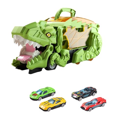 Jiqoe Swallow Dinosaurier Transportwagen Push Car Toy Mit Kleinem Leichtmetallauto Spielzeug Lustiger Anti Crash Träger LKW Spielzeug Kleinkindgeschenk von Jiqoe