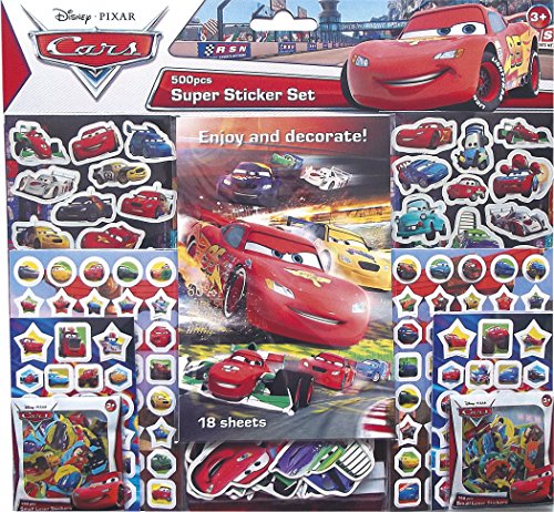 Cars Super Stickers Set 500 Pegatinas von Jiri Models