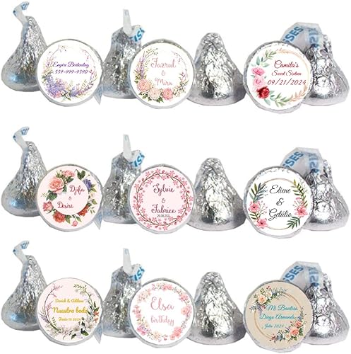 Individuelle Mini-Süßigkeiten-Aufkleber, Hochzeitsgeschenke, 1,9 cm, personalisierte Hochzeitsaufkleber für Küsse, Süßigkeiten, Schokolade, Tropfen, Etiketten für Brautparty, Verlobung, Individuelle Mini-Süßigkeiten-Aufkleber, Hochzeitsgeschenke, 1,9 cm, personalisierte Hochzeitsaufkleber für Küsse, Süßigkeiten, Schokolade, Tropfen, Etiketten für Brautparty, Verlobung, von Jishiletao