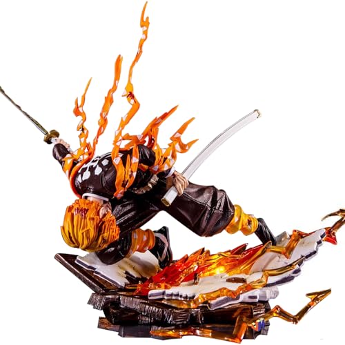 Anime Agatsuma Zen'it Figur Kimetsu no Yaiba Figuren Statue PVC Skulptur Action Figur Decorative Decorations Handmade Sammlerstück für Fans 28CM von Jiumaocleu