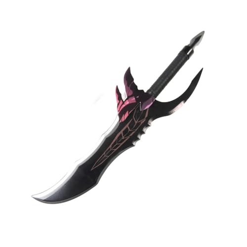 Anime Cosplay Sung Jin Woo Schwert-Requisiten, 52 cm, Anime-Bühne, Rollenspiel-Requisite für Sung Jin Woo, Halloween-Kostüm-Zubehör für Kostümparty Anime Cosplay Sung Jin Woo Schwert-Requisiten, 52 cm, Anime-Bühne, Rollenspiel-Requisite für Sung Jin Woo, Halloween-Kostüm-Zubehör für Kostümparty von Jiumaocleu