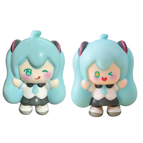 Anime-Produkte, Anime-Produkte, Miku-Merch, Geburtstagsgeschenke für Erwachsene, Männer, Frauen, Teenager, 11,5 cm, 2 Stück Anime-Produkte, Anime-Produkte, Miku-Merch, Geburtstagsgeschenke für Erwachsene, Männer, Frauen, Teenager, 11,5 cm, 2 Stück von Jiumaocleu