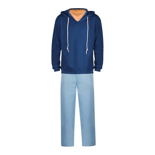 Anime Sung Jin Woo Cosplay Kostüm für Herren Anime Sung Jin Woo Cosplay Requisiten Rollenspiel Anzug Komplettes Set Dress Up Halloween Karneval von Jiumaocleu
