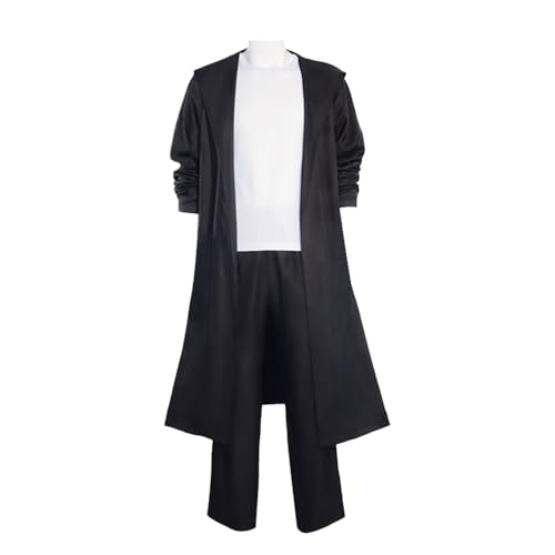 Anime Sung Jin Woo Cosplay Kostüm für Herren Anime Sung Jin Woo Cosplay Requisiten Rollenspiel Anzug Komplettes Set Dress Up Halloween Karneval von Jiumaocleu