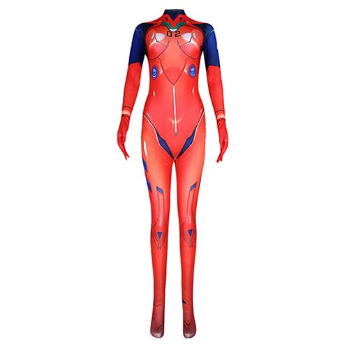 Asuka Langley Soryu Cosplay Kostüm Damen Jumpsuit Overall Anime Cosplay Bodysuit Einteiliger Catsuit Karneval Party Bühnenauftritt Kleid Geschenke für Fans Asuka Langley Soryu Cosplay Kostüm Damen Jumpsuit Overall Anime Cosplay Bodysuit Einteiliger Catsuit Karneval Party Bühnenauftritt Kleid Geschenke für Fans von Jiumaocleu