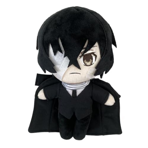 Bungo Stray Dogs Plush Dazai Osamu Stuffed Doll Anime BSD Plushies Figure Soft Plush Hug Pillow Cushion Sofa Decoration Xmas Gifts for Kids and Adults von Jiumaocleu