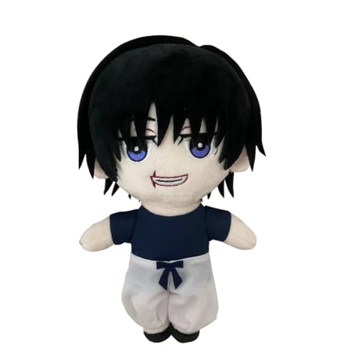 Jiumaocleu Fushiguro Toji Plüsch Puppe Weich Figur, Gojo Satoru Figur Plüsch Kopfkissen, Anime Cartoon Spielzeug Kissen Sofa Dekoration für Fans von Jiumaocleu