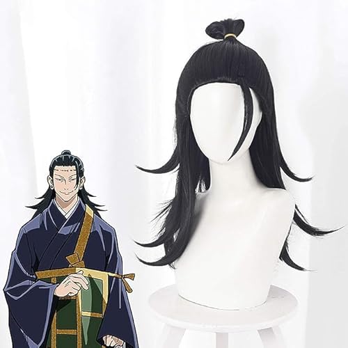 Getou Suguru Wig Cosplay Men's Boy's Black Hair Wig Anime Cosplay Wig Party Costume Accessory Getou Suguru Wig Cosplay Men's Boy's Black Hair Wig Anime Cosplay Wig Party Costume Accessory von Jiumaocleu