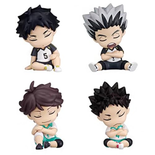 Haikyuu-Figur, Hinata-Shoyo-Figur, Kuchendekoration, Oikawa Tooru Look-Up-Figur, Anime, Tobio, Kageyama, Actionfigur, Desktop-Ornament, Geschenke, 4 Stück Haikyuu-Figur, Hinata-Shoyo-Figur, Kuchendekoration, Oikawa Tooru Look-Up-Figur, Anime, Tobio, Kageyama, Actionfigur, Desktop-Ornament, Geschenke, 4 Stück von Jiumaocleu
