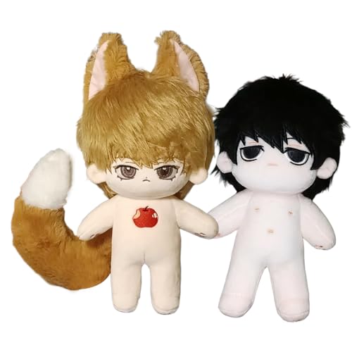 Jiumaocleu 2 Stück Anime L Stofffigur Light Yagami Plüsch 20 cm Sofa Bett Auto Dekoration Tasche Anhänger Dekoration Geschenk für Fans von Jiumaocleu