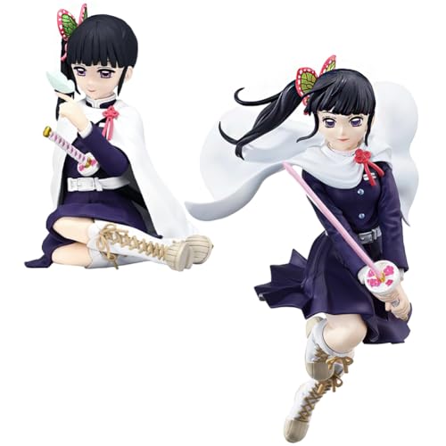 Jiumaocleu 2 Stück Tsuyuri Kanao Figur Statue, 1/7 Maßstab Mini Anime Figur Nudelstopper Skulptur Handgemachte sammelbare Desktop Figur Geschenke für Fans von Jiumaocleu