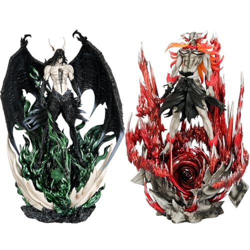 Jiumaocleu 2PCS Black Wing Ulquiorra Actionfigur Statue 32cm Hollow Ichigo Figur Stehende Pose Sammelfigur Spielfigur PVC Ulquiorra Cifer Anime-Figuren Geschenk für Fans Jiumaocleu 2PCS Black Wing Ulquiorra Actionfigur Statue 32cm Hollow Ichigo Figur Stehende Pose Sammelfigur Spielfigur PVC Ulquiorra Cifer Anime-Figuren Geschenk für Fans von Jiumaocleu