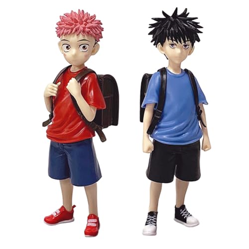 Jiumaocleu 2pcs JJK Figur Itadori Yuji und Fushigura Megumi Figur, 16cm Mini Anime Figur JJK Statue Modell Handmade Collectible Desktop Decoration Geschenke für Fans Jiumaocleu 2pcs JJK Figur Itadori Yuji und Fushigura Megumi Figur, 16cm Mini Anime Figur JJK Statue Modell Handmade Collectible Desktop Decoration Geschenke für Fans von Jiumaocleu