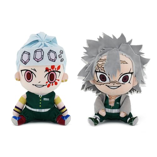 Jiumaocleu 2pcs Uzui Tengen und Shinazugawa Sanemi Weiche Figur Kopfkissen, 20cm Anime Figur Wurfkissen Umarmungs Kissen Fans Sammlung, Niedliches Dekokissen für Sofa Heimdekoration Jiumaocleu 2pcs Uzui Tengen und Shinazugawa Sanemi Weiche Figur Kopfkissen, 20cm Anime Figur Wurfkissen Umarmungs Kissen Fans Sammlung, Niedliches Dekokissen für Sofa Heimdekoration von Jiumaocleu