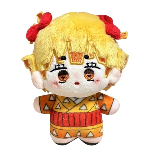 Jiumaocleu Agatsuma Zen'itsu Weiche Figur, Agatsuma Zen'itsu, Plüsch, Anime, Stoffpuppe, 10 cm, Charm-Tasche, Rucksack, Anlässe, Anime-Merch, Sammlerstücke von Jiumaocleu