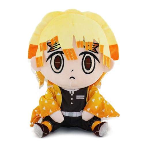 Jiumaocleu Agatsuma Zen'itsu Weiche Figur Kopfkissen, 20cm Anime Figur Wurfkissen Umarmungs Kissen Fans Sammlung, Niedliches Dekokissen für Sofa Heimdekoration Jiumaocleu Agatsuma Zen'itsu Weiche Figur Kopfkissen, 20cm Anime Figur Wurfkissen Umarmungs Kissen Fans Sammlung, Niedliches Dekokissen für Sofa Heimdekoration von Jiumaocleu