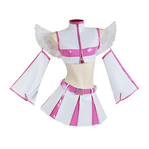 Jiumaocleu Amano Ririsa Cosplay Kostüm Mikari Tachibana Anime Liliel und Miriella Cosplay Kostüm mit Flügeln Halloween Karneval Party Outfits Jiumaocleu Amano Ririsa Cosplay Kostüm Mikari Tachibana Anime Liliel und Miriella Cosplay Kostüm mit Flügeln Halloween Karneval Party Outfits von Jiumaocleu