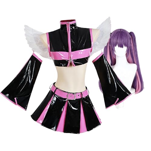 Jiumaocleu Amano Ririsa Cosplay Kostüm Mikari Tachibana Anime Liliel und Miriella Cosplay Kostüm mit Flügeln Halloween Karneval Party Outfits Jiumaocleu Amano Ririsa Cosplay Kostüm Mikari Tachibana Anime Liliel und Miriella Cosplay Kostüm mit Flügeln Halloween Karneval Party Outfits von Jiumaocleu