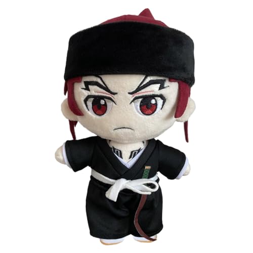 Jiumaocleu Anime Abarai Renji Weiche Figur Abarai Renji Weiche Stoffpuppe 20 cm Umarmungskissen Anime Merch Sammlerstücke Sofa Schlafzimmer Heimdekoration Geschenke von Jiumaocleu